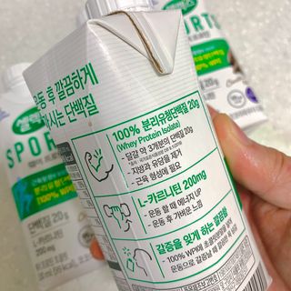 셀렉스스포츠 셀렉스 스포츠 웨이 프로틴 초콜릿 _ 330ml x 12팩 — 5점을 준 리뷰어가 2021년 5월 올린 사용 사진