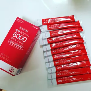 메타아르기닌 GC녹십자웰빙 메타 아르기닌 6000 플러스 오르니틴 — 5점을 준 리뷰어가 2022년 5월 올린 사용 사진