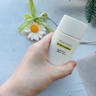 아이레시피 모이스트터치 스포츠 선밀크 50ml (SPF50+ PA+++) — 4점을 준 리뷰어가 2023년 2월 올린 사용 사진