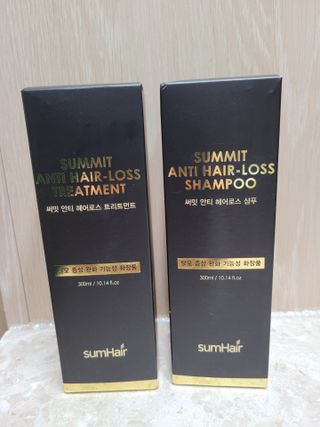 썸헤어 / SUMHAIR 썸헤어  써밋 안티 헤어로스 샴푸+트리트먼트 — 5점을 준 리뷰어가 2021년 5월 올린 사용 사진