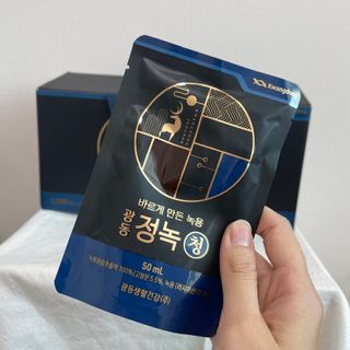 광동생활건강 [광동] 바르게 만든 녹용, 광동정녹청 — 3.5점을 준 리뷰어가 2021년 11월 올린 사용 사진