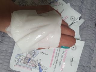 세뚜아(Cettua) 나우[세뚜아] 타임리스 바이탈 페이셜 마스크팩  Cettua Timeless  Vital Mask 4매 — 4점을 준 리뷰어가 2024년 3월 올린 사용 사진