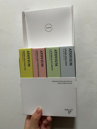마이디플러스 아토비옴 4종 기프트 패키지 — 5점을 준 리뷰어가 2021년 11월 올린 사용 사진
