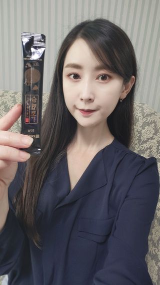 프리마인 자체 기업부설 연구소에서 찾아낸 건강한 수면의 비밀.  슬립토 플러스 30포 — 4점을 준 리뷰어가 2023년 5월 올린 사용 사진