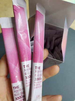 [닥터루템]THE 저분자 어린 피쉬콜라겐300Da 먹는 어류 엘라스틴 비오틴뮤신 글루타치온 플러스 1box(30포) — 5점을 준 리뷰어가 2023년 1월 올린 사용 사진