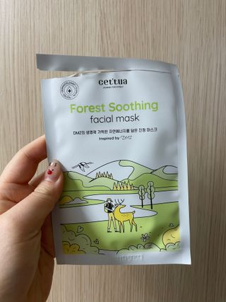 세뚜아(Cettua) [세뚜아] 포레스트 수딩 마스크 Cettual Forest  Soothing Mask 5매 — 5점을 준 리뷰어가 2024년 1월 올린 사용 사진