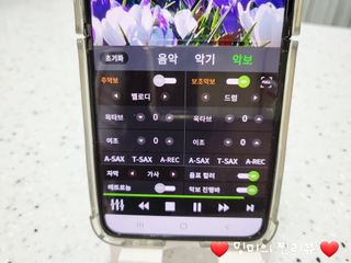 매직씽 노래방 어플리케이션 6개월 이용권 — 5점을 준 리뷰어가 2021년 11월 올린 사용 사진