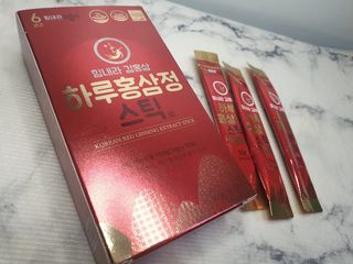 힘내라김홍삼 하루홍삼정스틱 10g x 10포 — 4점을 준 리뷰어가 2021년 4월 올린 사용 사진