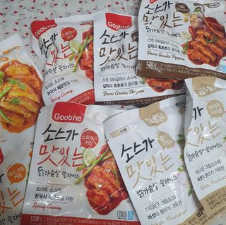 굽네몰 [굽네] 소스가 맛있는 닭가슴살 슬라이스 4종 — 4점을 준 리뷰어가 2021년 4월 올린 사용 사진