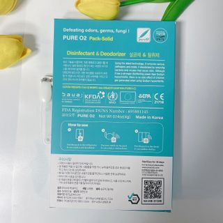 퓨어오투 블루콩 퓨어오투 팩솔리드 — 5점을 준 리뷰어가 2022년 7월 올린 사용 사진