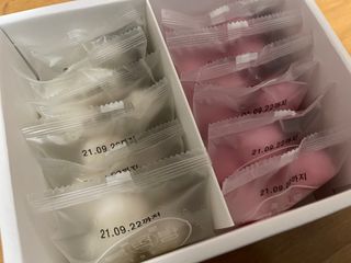 종로복떡방 레트로 3총사 꿀떡 세트 — 5점을 준 리뷰어가 2021년 4월 올린 사용 사진