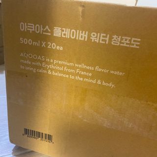 아쿠아스 플레이버워터 [아쿠아스] 제로칼로리 플레이버워터 복숭아/청포도 1BOX 20개입 — 5점을 준 리뷰어가 2021년 4월 올린 사용 사진