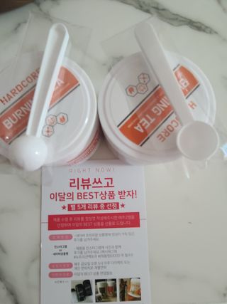 뉴트리션팩토리 하드코어버닝티 오리지널 — 4점을 준 리뷰어가 2021년 10월 올린 사용 사진