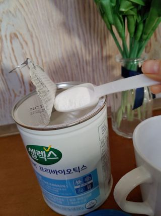 셀렉스 썬화이버 프리바이오틱스 — 5점을 준 리뷰어가 2021년 12월 올린 사용 사진