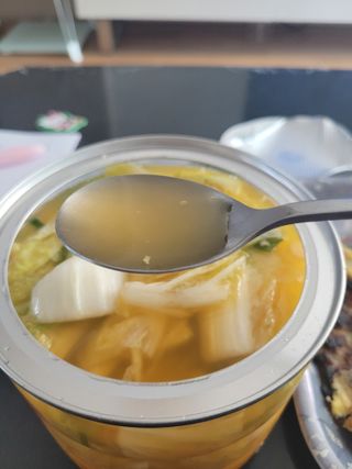 셰프애찬 단호박 백김치 1kg — 5점을 준 리뷰어가 2022년 10월 올린 사용 사진