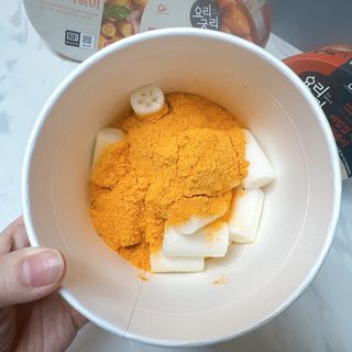 프리 [요리궁리] 타입 B (매콤,치즈,매콤까르보) 꽃떡볶이 6개입 세트 — 5점을 준 리뷰어가 2024년 12월 올린 사용 사진