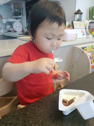매일바이오 토핑요거트 — 5점을 준 리뷰어가 2021년 5월 올린 사용 사진