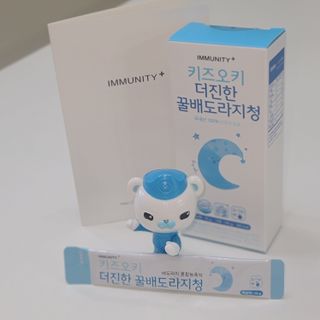 [이뮤니티플러스]우리아이 면역오키, 건강오키 _ 키즈오키 더진한꿀배도라지청 10포 1box — 5점을 준 리뷰어가 2022년 1월 올린 사용 사진