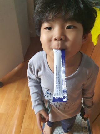 키즈텐플러스 연세 키즈텐 플러스 1개월 — 1점을 준 리뷰어가 2021년 4월 올린 사용 사진