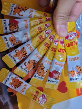 광동생활건강 [광동] 비타 500 데일리 스틱 VB, VC를 함유한 멀티비타민 30포+30포 — 5점을 준 리뷰어가 2022년 10월 올린 사용 사진