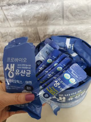 서울약사신협_프로바이오생유산균_2.5G x 100포 — 5점을 준 리뷰어가 2021년 2월 올린 사용 사진