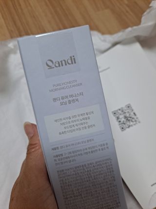 헤어플러스 콴디 아침세안제 폼클렌징 퓨어 어니스티 모닝클렌저 — 5점을 준 리뷰어가 2021년 7월 올린 사용 사진