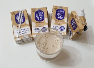 소화가 잘되는 우유 국산 5곡 미숫가루 — 5점을 준 리뷰어가 2021년 9월 올린 사용 사진