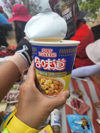 NISSIN 닛신 컵누들  4종 - 씨푸드오리지날, 씨푸드 스파이시, 씨푸드 커리, 씨푸드 XO소스 — 5점을 준 리뷰어가 2022년 5월 올린 사용 사진