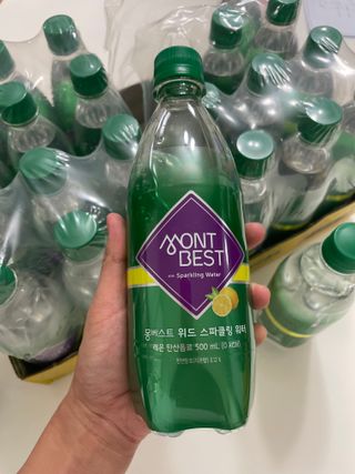 몽베스트 Montbest with Sparkling water Lemon OR Lime 20병(랜덤) — 4점을 준 리뷰어가 2022년 8월 올린 사용 사진