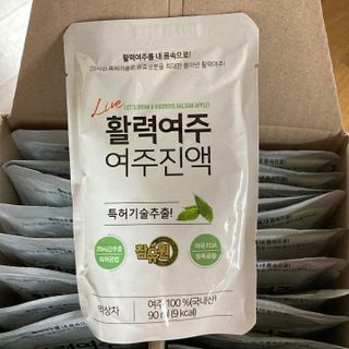 참유원 특허제조 활력 여주진액 여주즙 50포 — 5점을 준 리뷰어가 2022년 3월 올린 사용 사진
