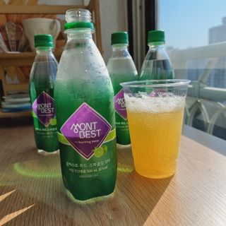 몽베스트 Montbest with Sparkling water Lime20병 — 5점을 준 리뷰어가 2022년 10월 올린 사용 사진