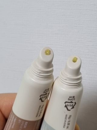 [후르디아] 올리브영 착한보습 비건 립버터 2종 — 5점을 준 리뷰어가 2022년 2월 올린 사용 사진