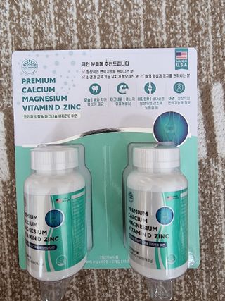 서울약사신협 네이처픽_칼슘마그네슘비타민D_1,305mg x 120캡슐 — 5점을 준 리뷰어가 2021년 9월 올린 사용 사진