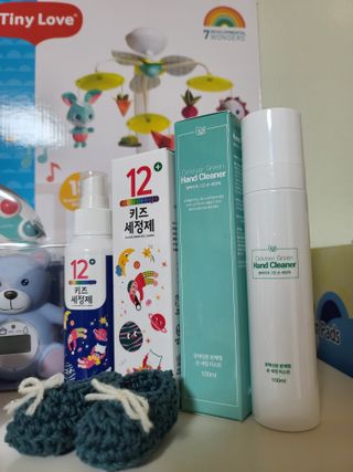 셀바이져 항균 스프레이 핸드워시 + 키즈세정제 SET — 5점을 준 리뷰어가 2021년 3월 올린 사용 사진