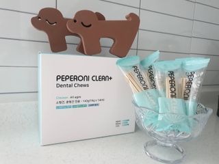 페페로니 클린플러스 덴탈치킨껌 10g x 14p — 2점을 준 리뷰어가 2021년 7월 올린 사용 사진