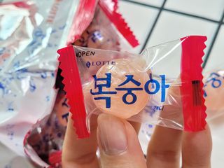 청포도캔디 복숭아캔디 — 5점을 준 리뷰어가 2022년 11월 올린 사용 사진