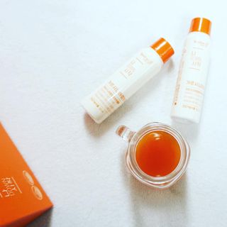 12월 15일 출시, 건강기능식품 브랜드 본리브 나 다운 시작 제품 3종 — 5점을 준 리뷰어가 2021년 2월 올린 사용 사진