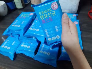 헬스업 핼스업 프로바이오 생유산균 퍼스트 — 5점을 준 리뷰어가 2021년 2월 올린 사용 사진