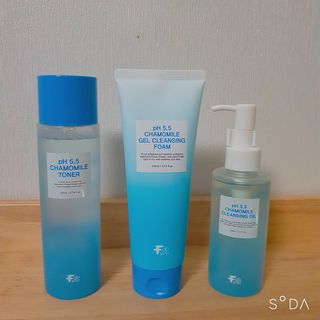 페브유 / FABYOU 페브유 pH5.5 캐모마일 젤 클렌징 폼 + 클렌징 오일 + 토너 3종 세트 — 4점을 준 리뷰어가 2021년 7월 올린 사용 사진