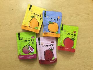 아비삭과일칩 5종 /딸기,사과,배,귤,무화과 5종 — 5점을 준 리뷰어가 2021년 3월 올린 사용 사진