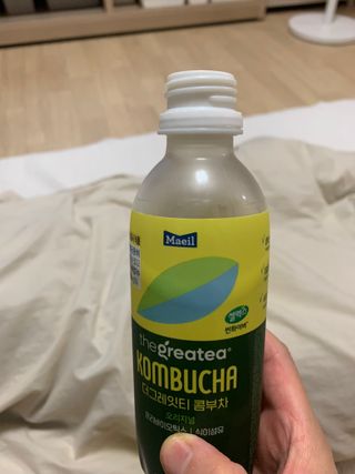 더그레잇티 콤부차 [매일유업] 더그레잇티 44kcal 콤부차 300ml *12개입 (오리지널 6개+베리리치 6개) — 5점을 준 리뷰어가 2023년 8월 올린 사용 사진