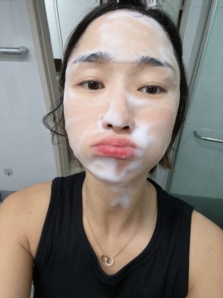 프리타임1 프리타임 파파야 엔자임 워시, 파우더 페이스 폼 클렌저 — 5점을 준 리뷰어가 2023년 3월 올린 사용 사진