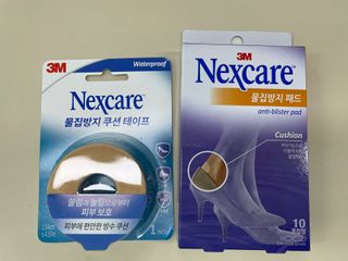 3M 넥스케어 물집방지쿠션테이프 1매 + 물집방지패드 10매 — 5점을 준 리뷰어가 2024년 4월 올린 사용 사진