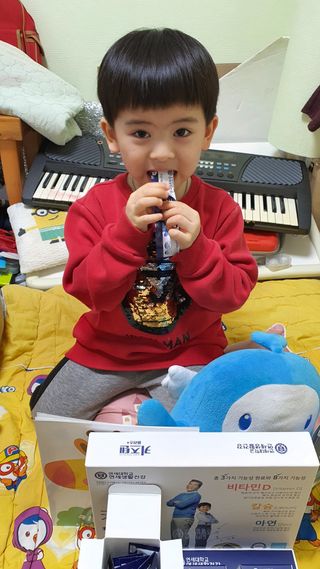 키즈텐플러스 연세 키즈텐 플러스 1개월 — 5점을 준 리뷰어가 2021년 2월 올린 사용 사진