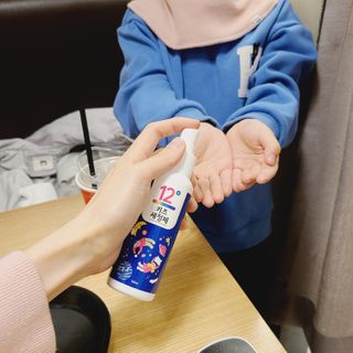 셀바이져 항균 스프레이 핸드워시 + 키즈세정제 SET — 5점을 준 리뷰어가 2021년 3월 올린 사용 사진