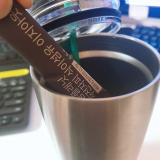슬림플래닛 차전자피 식이섬유 이지아웃 — 5점을 준 리뷰어가 2021년 8월 올린 사용 사진