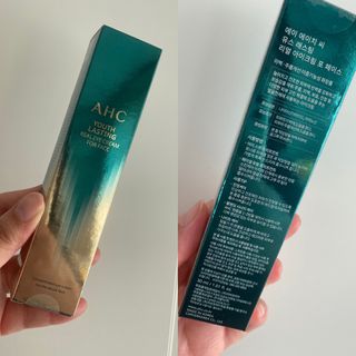 [NEW 탄력유턴 아이크림] AHC 유스 래스팅 리얼 아이크림 포 페이스 — 5점을 준 리뷰어가 2021년 2월 올린 사용 사진