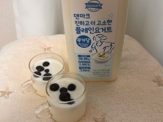 *구매평_[덴마크] 진하고 더 고소한 무가당 플레인 요거트 1.8L — 5점을 준 리뷰어가 2025년 9월 올린 사용 사진