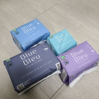 블루블루 유기농 순면 커버 생리대 — 5점을 준 리뷰어가 2021년 2월 올린 사용 사진