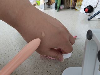 래디 한방 여성청결제 궁청수인 10개입 — 5점을 준 리뷰어가 2022년 5월 올린 사용 사진